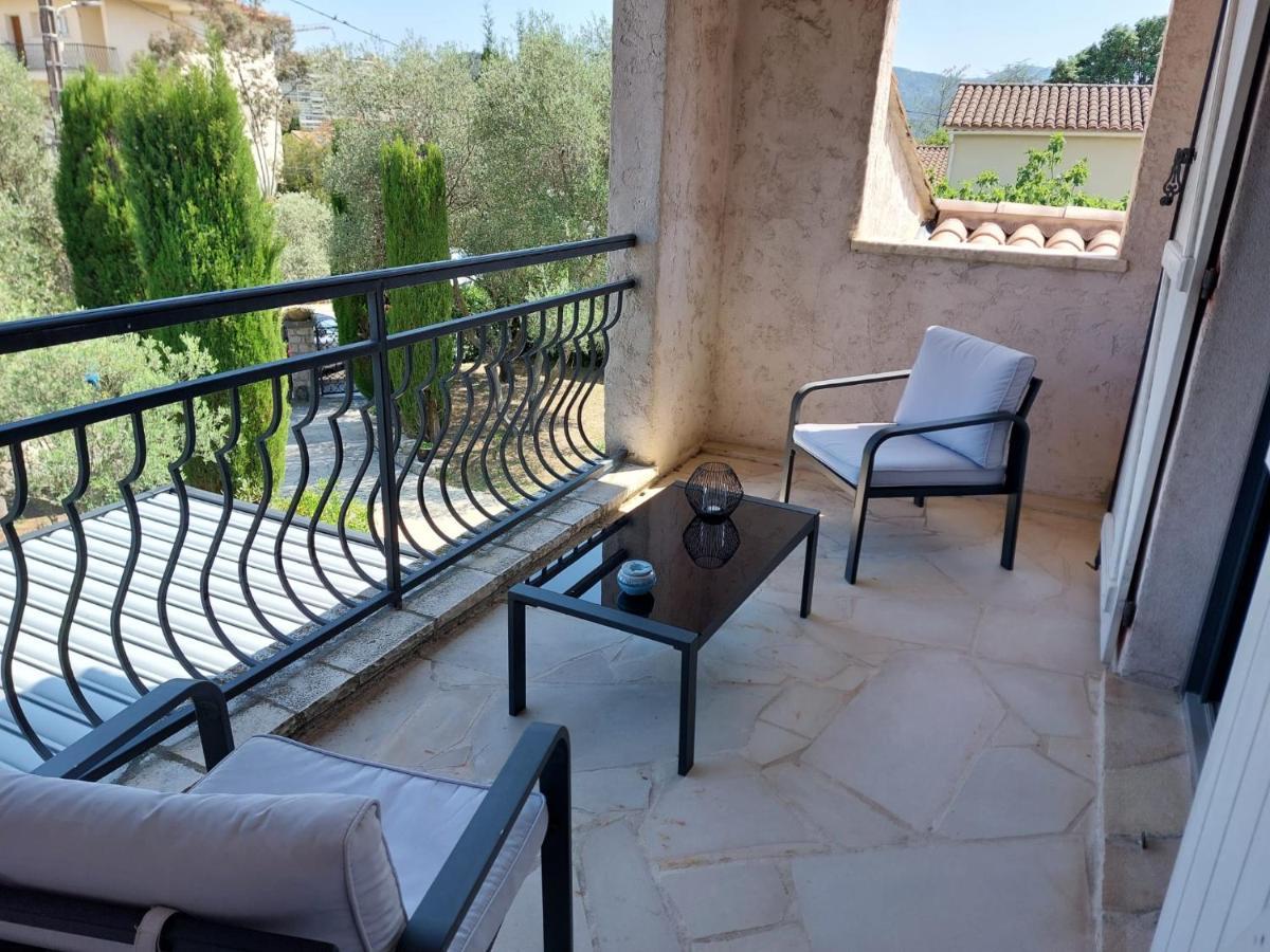 Appart 2 Pieces Independant Dans Villa Proche Centre Ville Au Calme Mandelieu La Napoule Ngoại thất bức ảnh